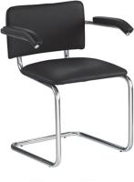 Офисный стул,Хромированная рама Nowy Styl SYLWIA LUX ARM CHROME (BOX-4)